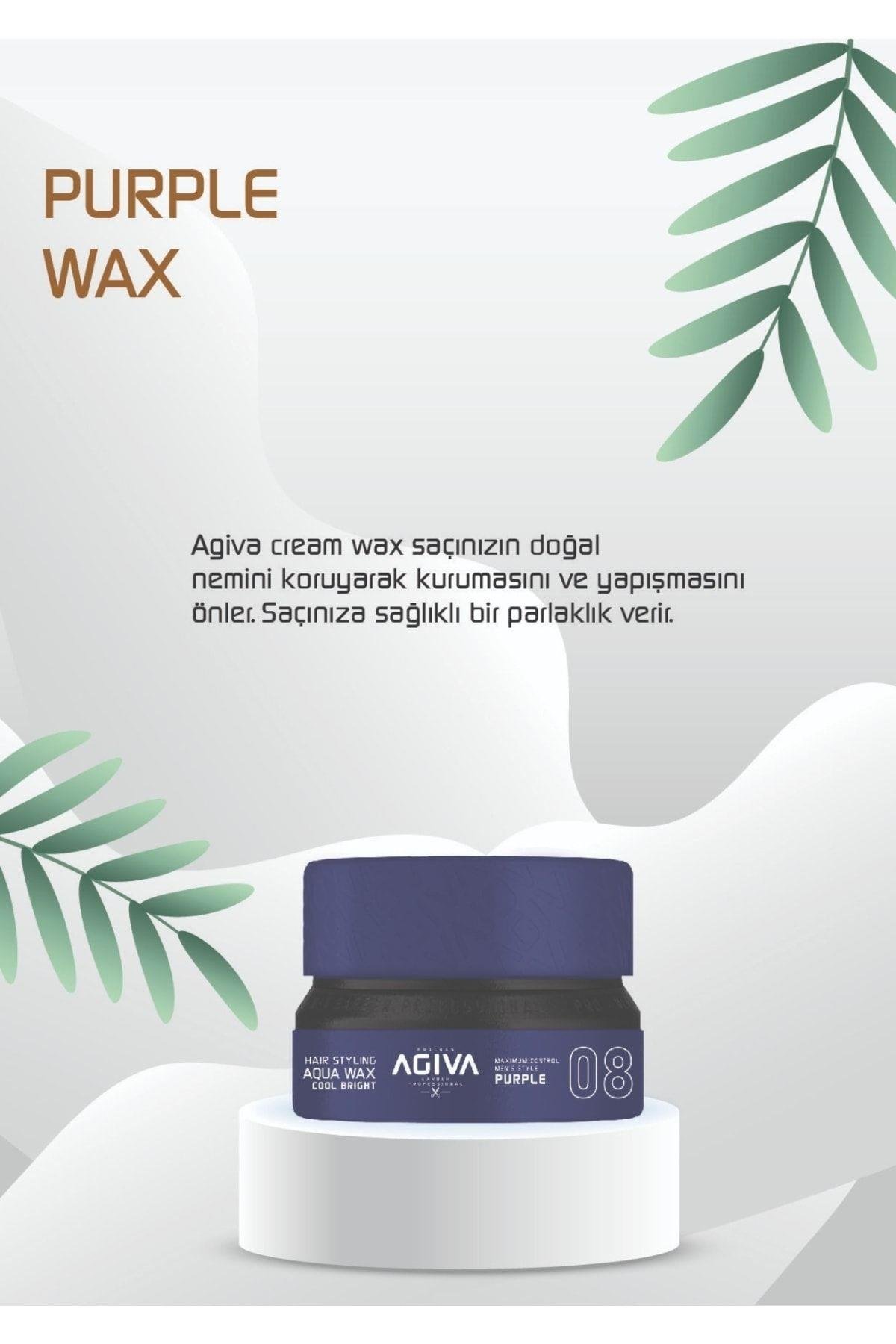 Agiva Wax 155 ml 08 (Cool Brıght) Mor 