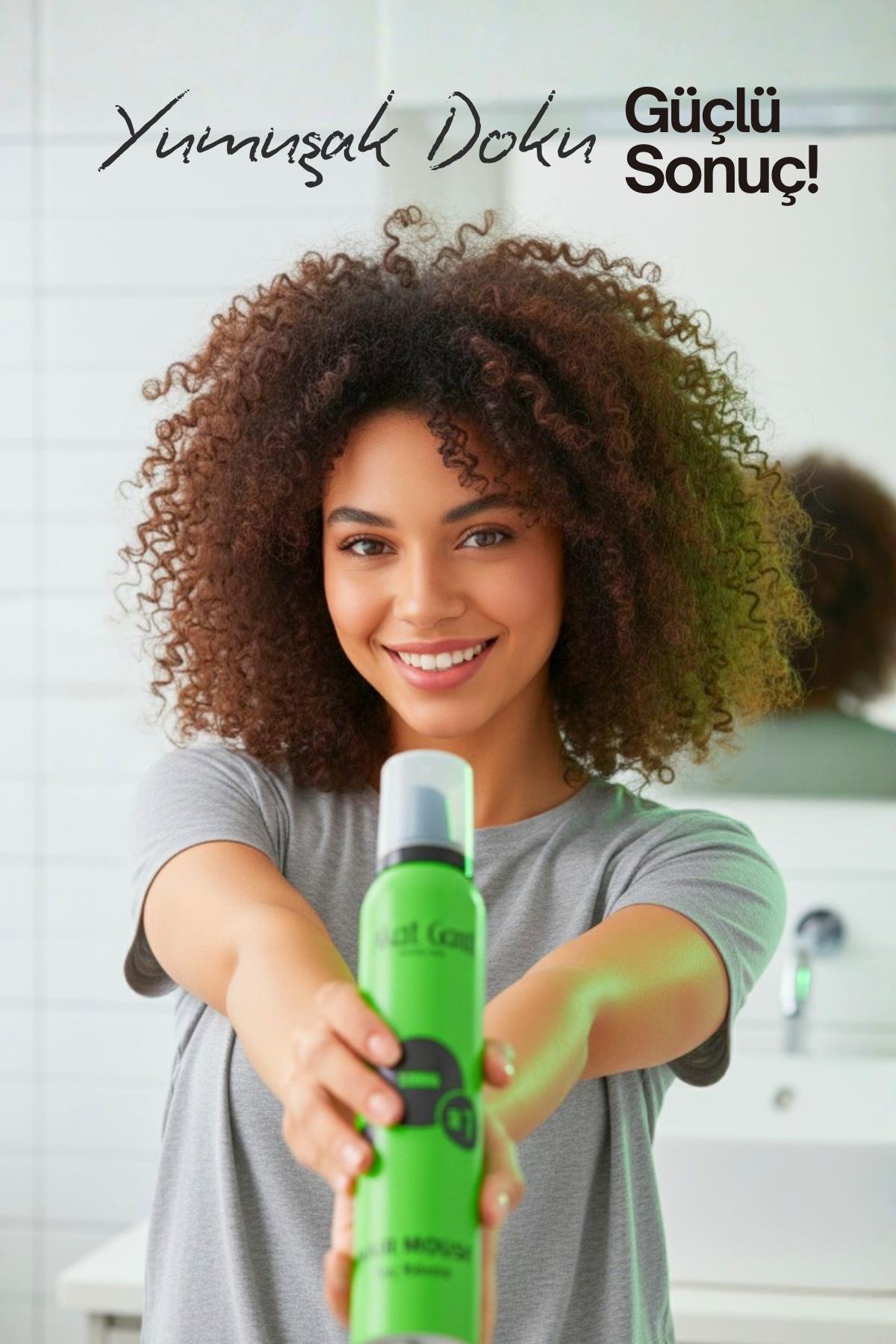 Akat Gardi Saç Köpüğü Strong No:1 Yeşil  200 ml