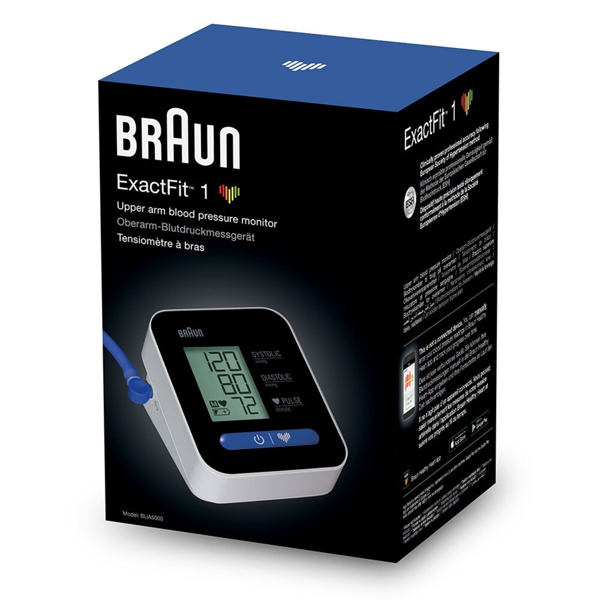 Braun Bua 5000 Exactfit 1 Koldan Ölçer  Tansiyon Aleti Siyah