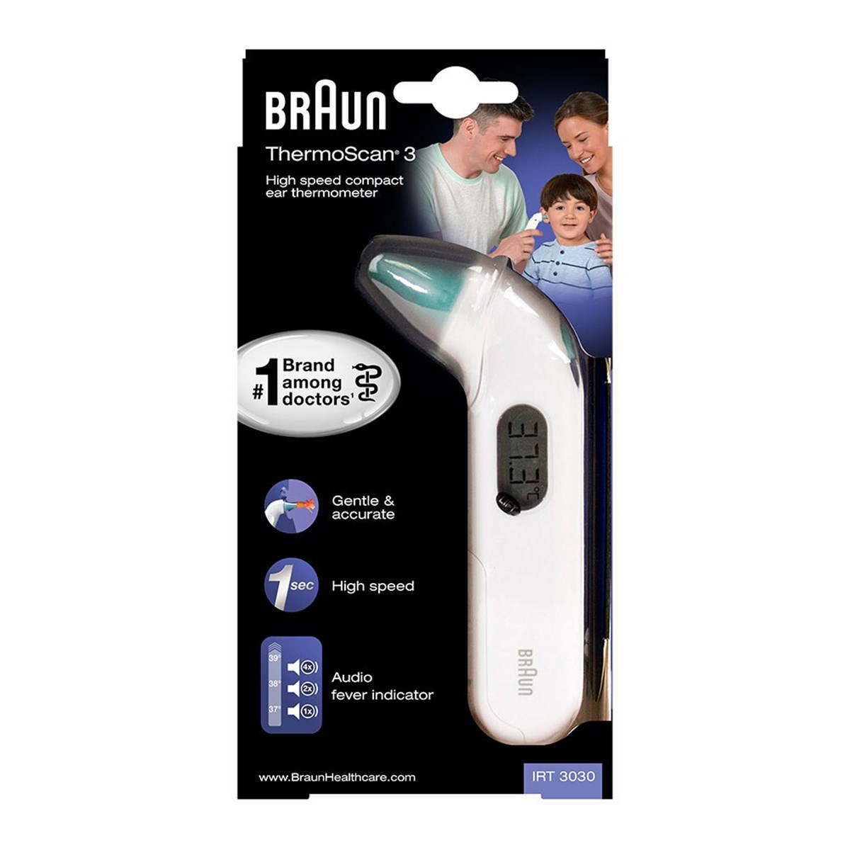 Braun IRT-3030 Thermoscan Kulaktan Ateş Ölçer