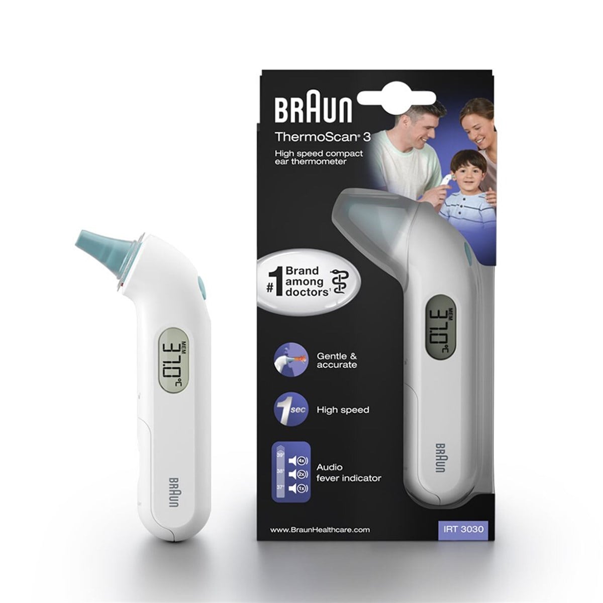 Braun IRT-3030 Thermoscan Kulaktan Ateş Ölçer