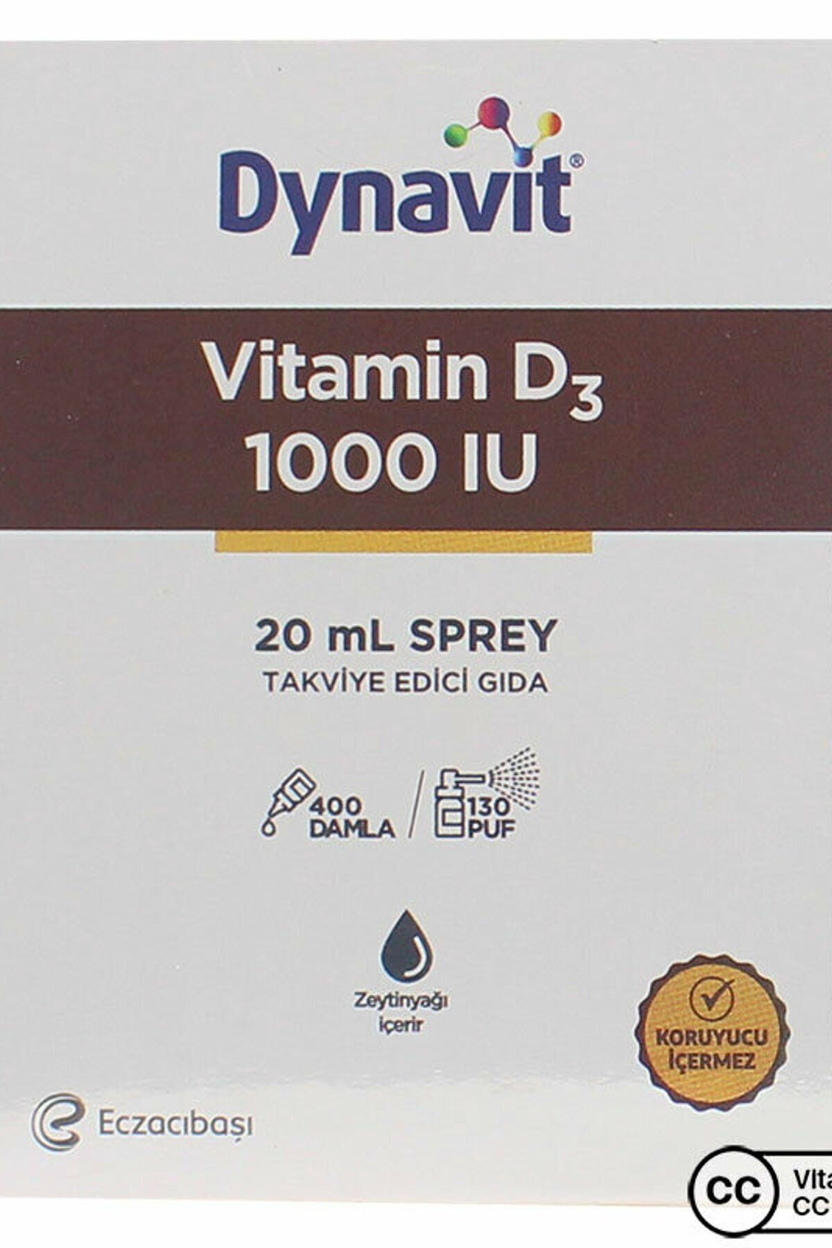 Dynavit Vitamin D3 1000 IU 20 Ml