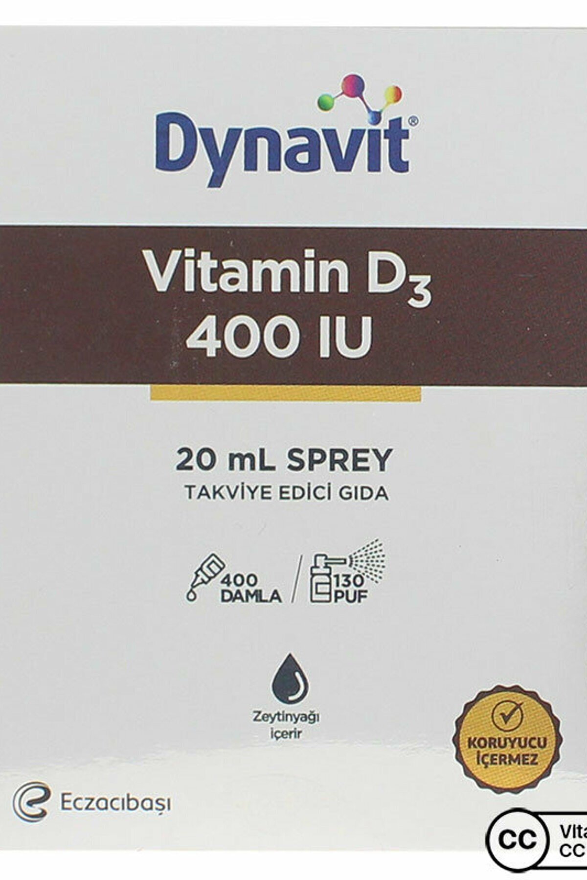 Dynavit Vitamin D3 400 IU 20 Ml
