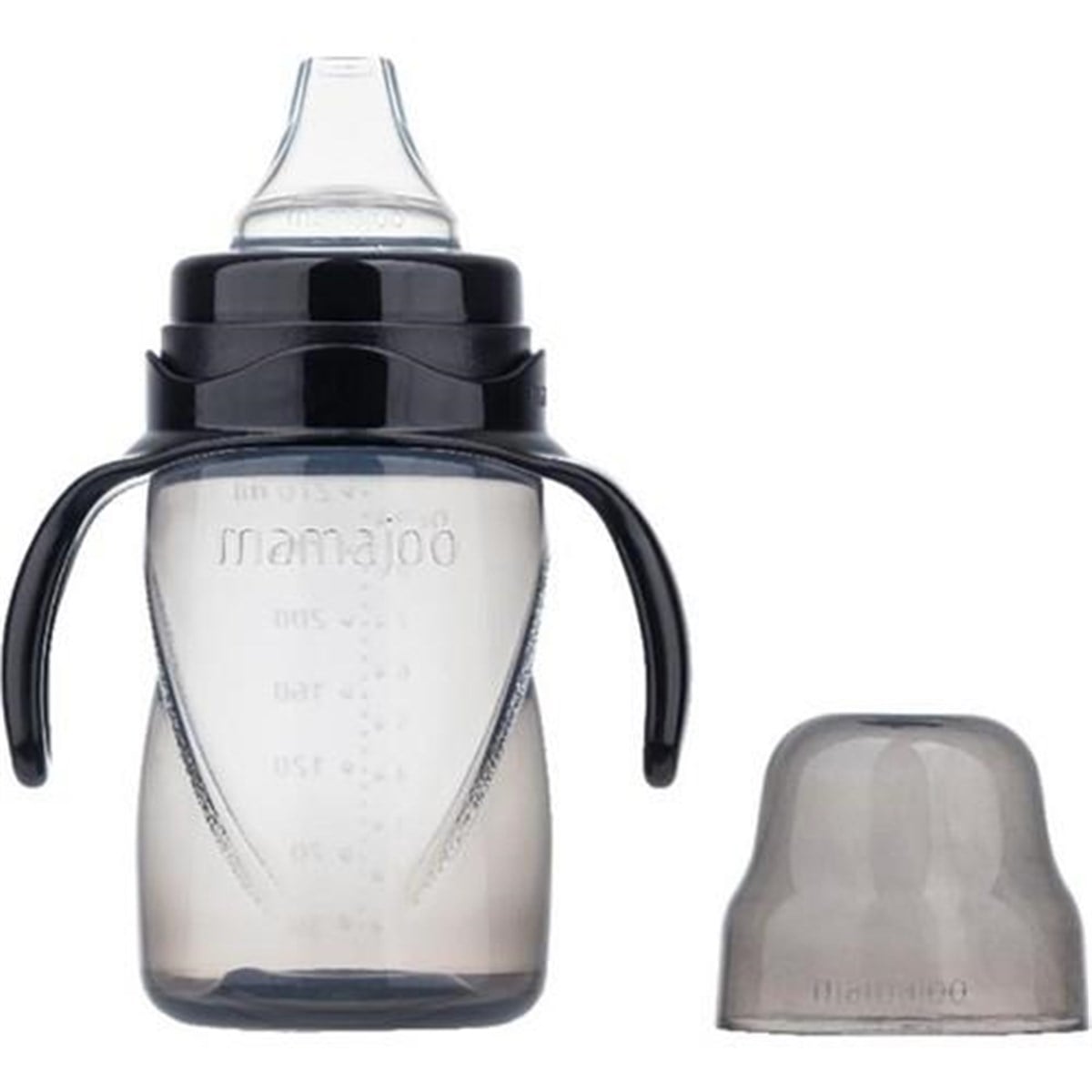 Mamajoo Eğitici Bardak Antikolik Kulplu Akıtmaz Black 270 Ml