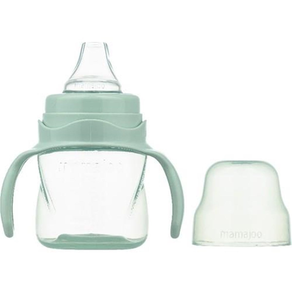Mamajoo Eğitici Bardak Antikolik Kulplu Akıtmaz Powder Green 160 Ml