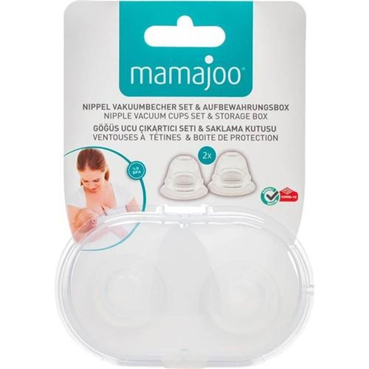 Mamajoo Göğüs Ucu Çıkartıcı Seti Saklama Kutulu