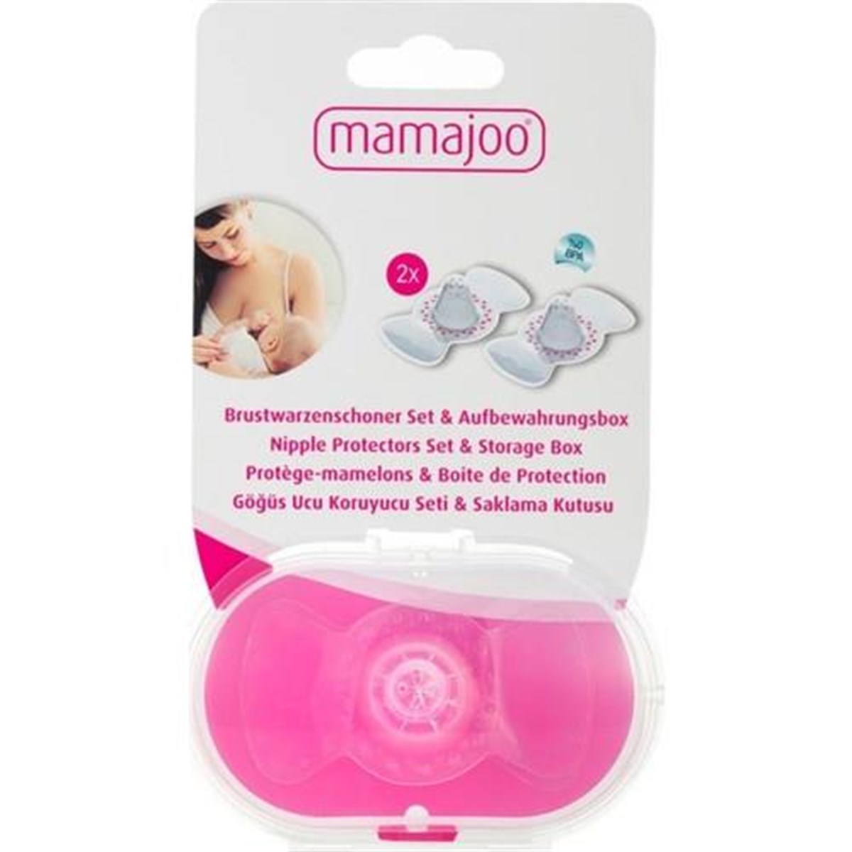 Mamajoo Göğüs Ucu Koruyucu Seti Saklama Kutulu