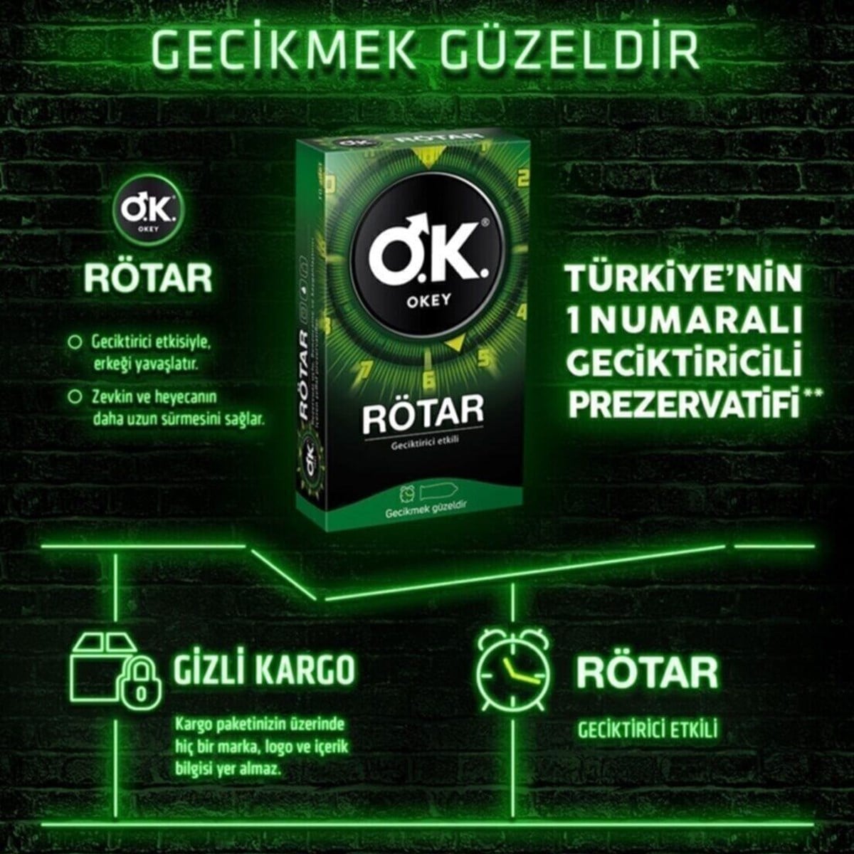 Okey Rötar 10 Adet