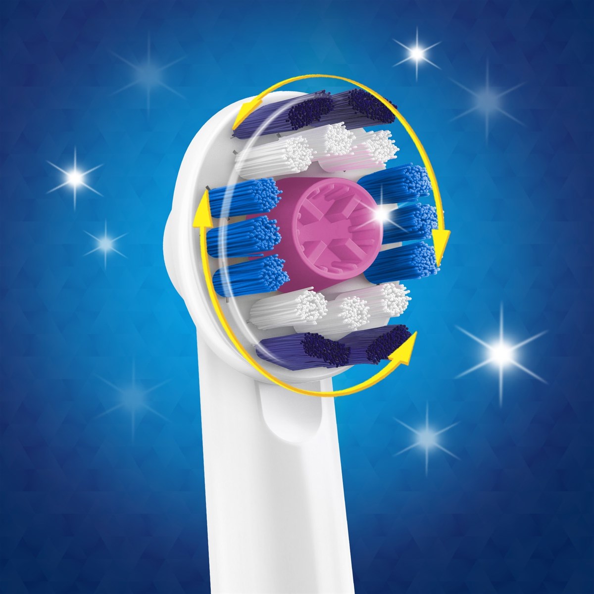 Oral-B 3D White 4'Lü Şarjlı Fırça Yedek Başlığı