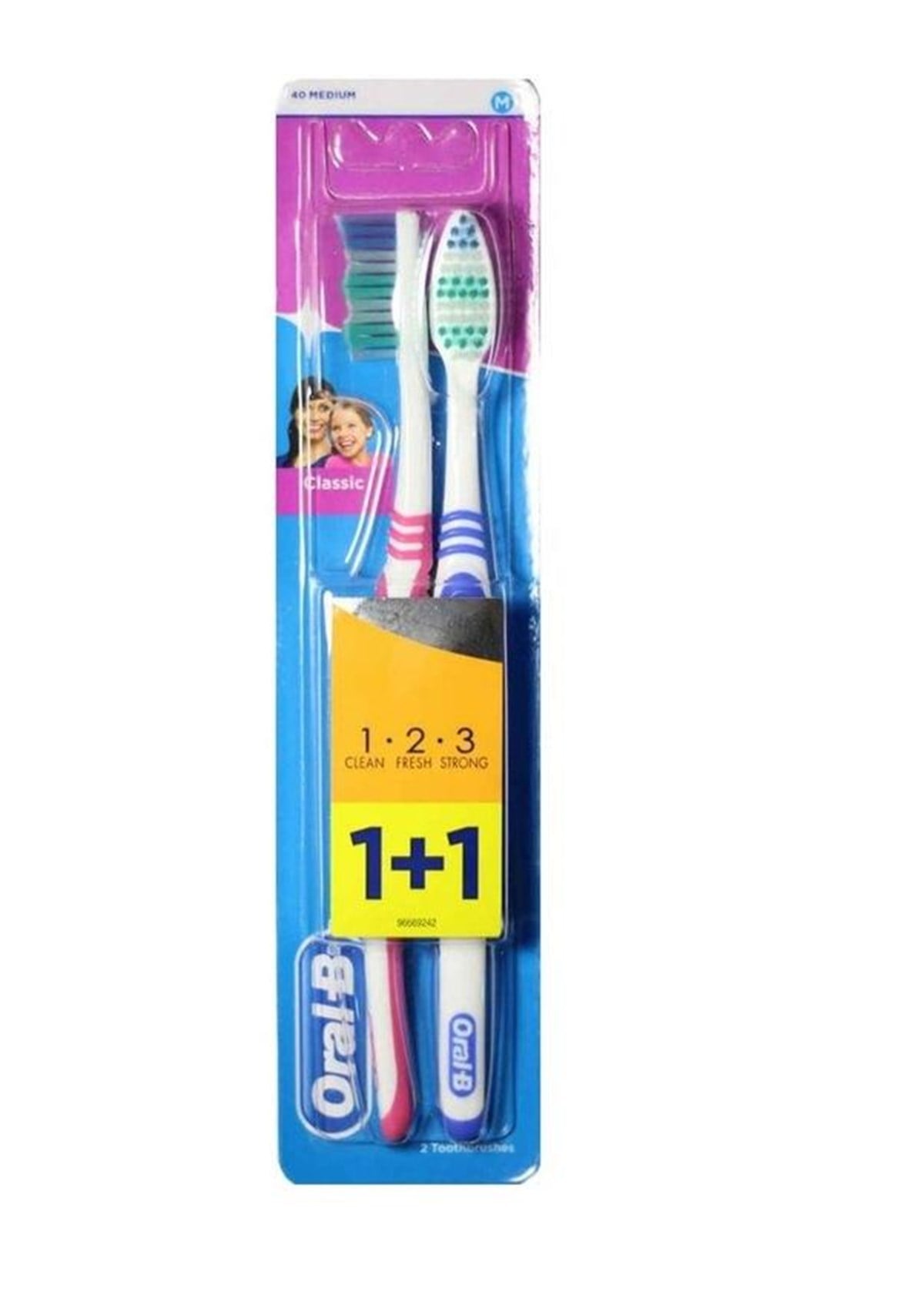 Oral-B Classic Medium Diş Fırçası 1+1