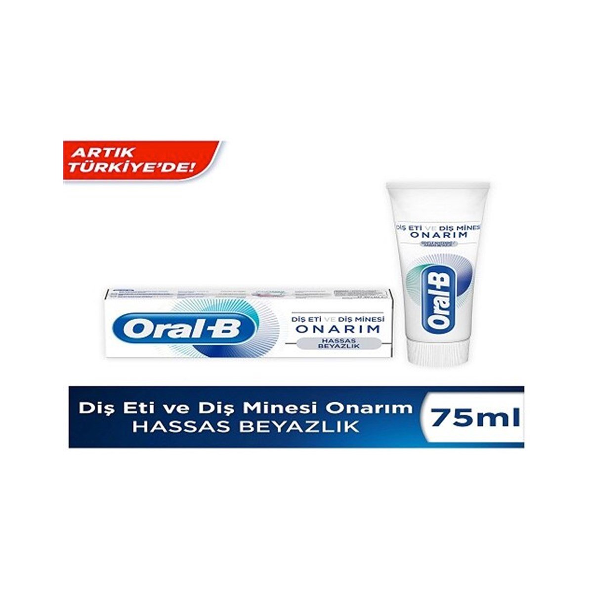 Oral B Diş Eti ve Minesi Onarım Hassas Beyazlık Diş Macunu 75 ml