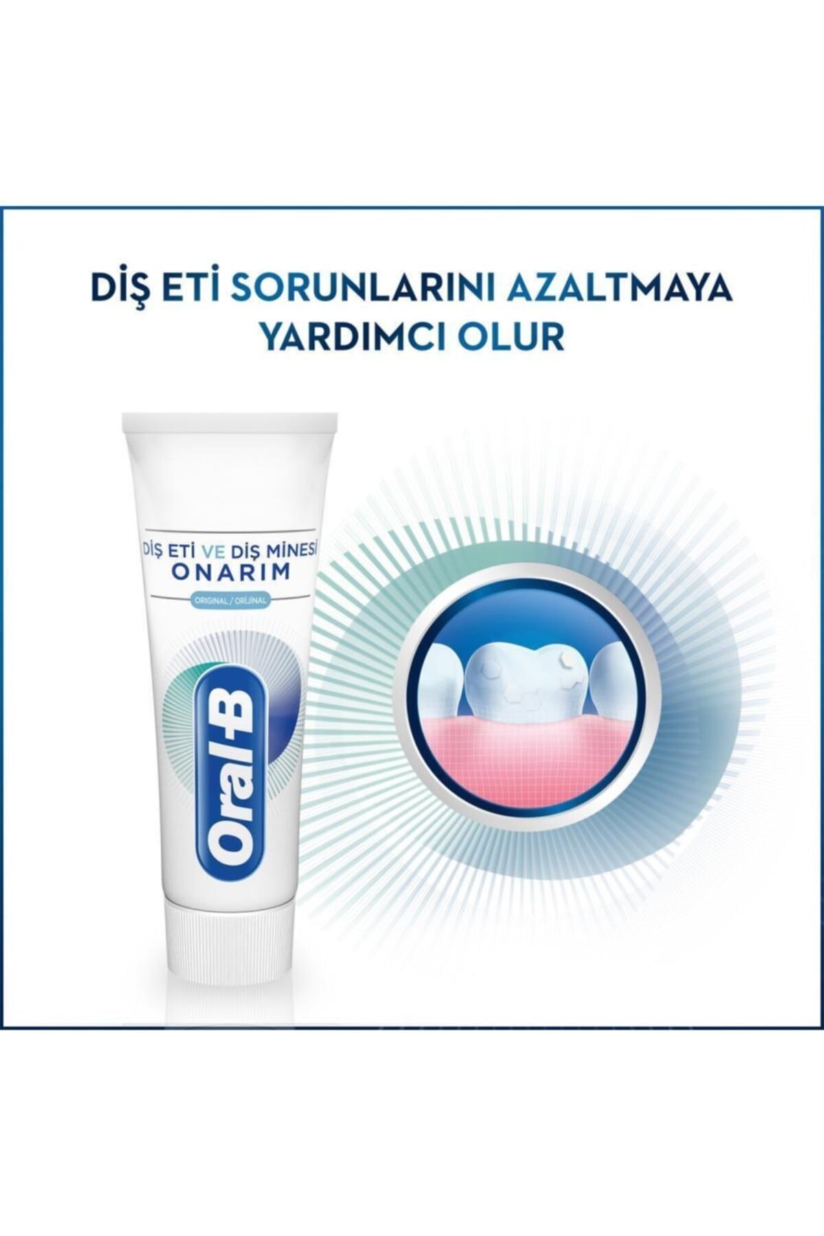 Oral-B Diş Macunu Pro-Onarım Original 75 ml 2'li