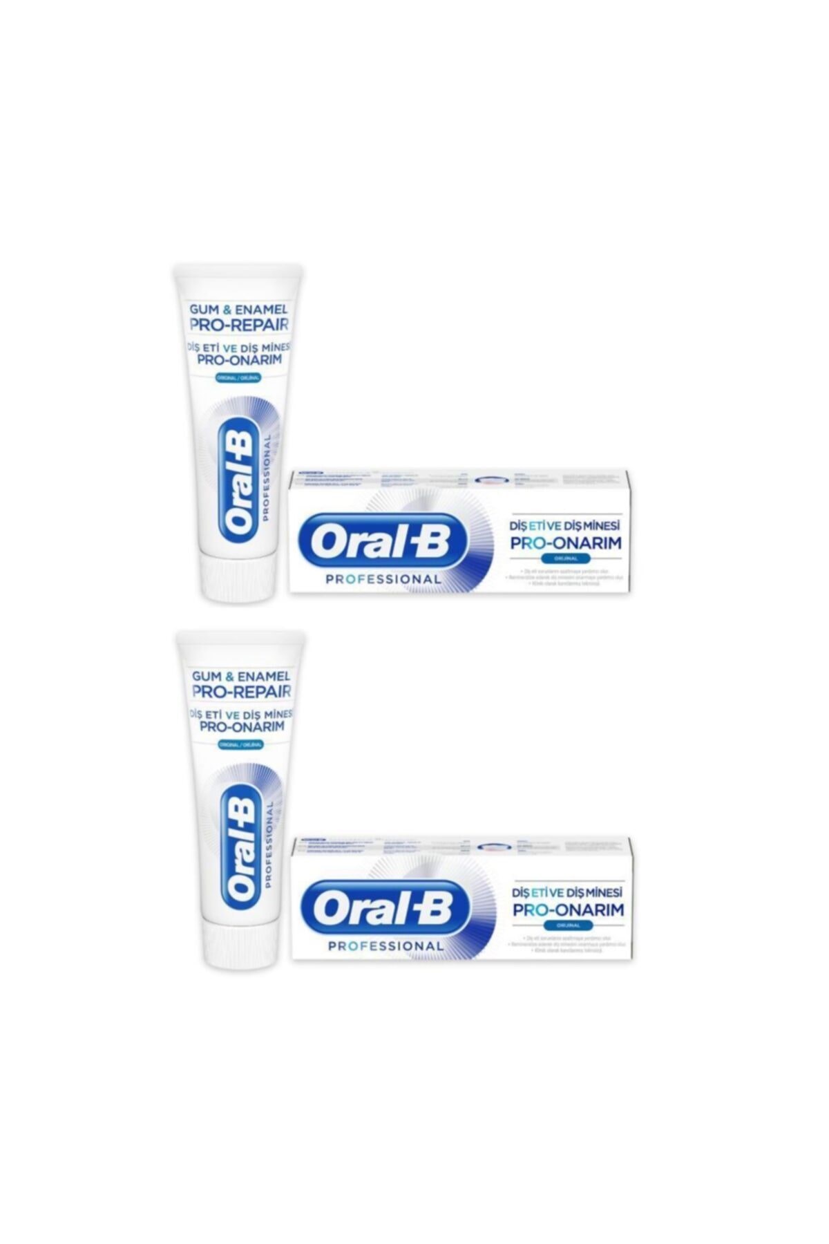 Oral-B Diş Macunu Pro-Onarım Original 75 ml 2'li