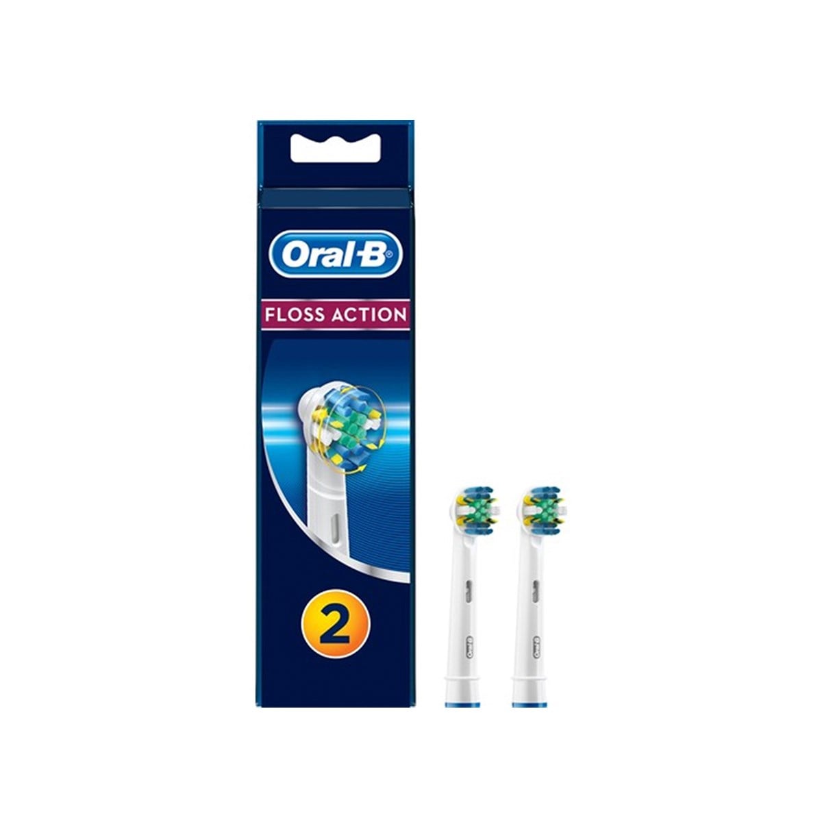 Oral-B Floss Action 2'li Şarjlı Fırça Yedek Başlığı
