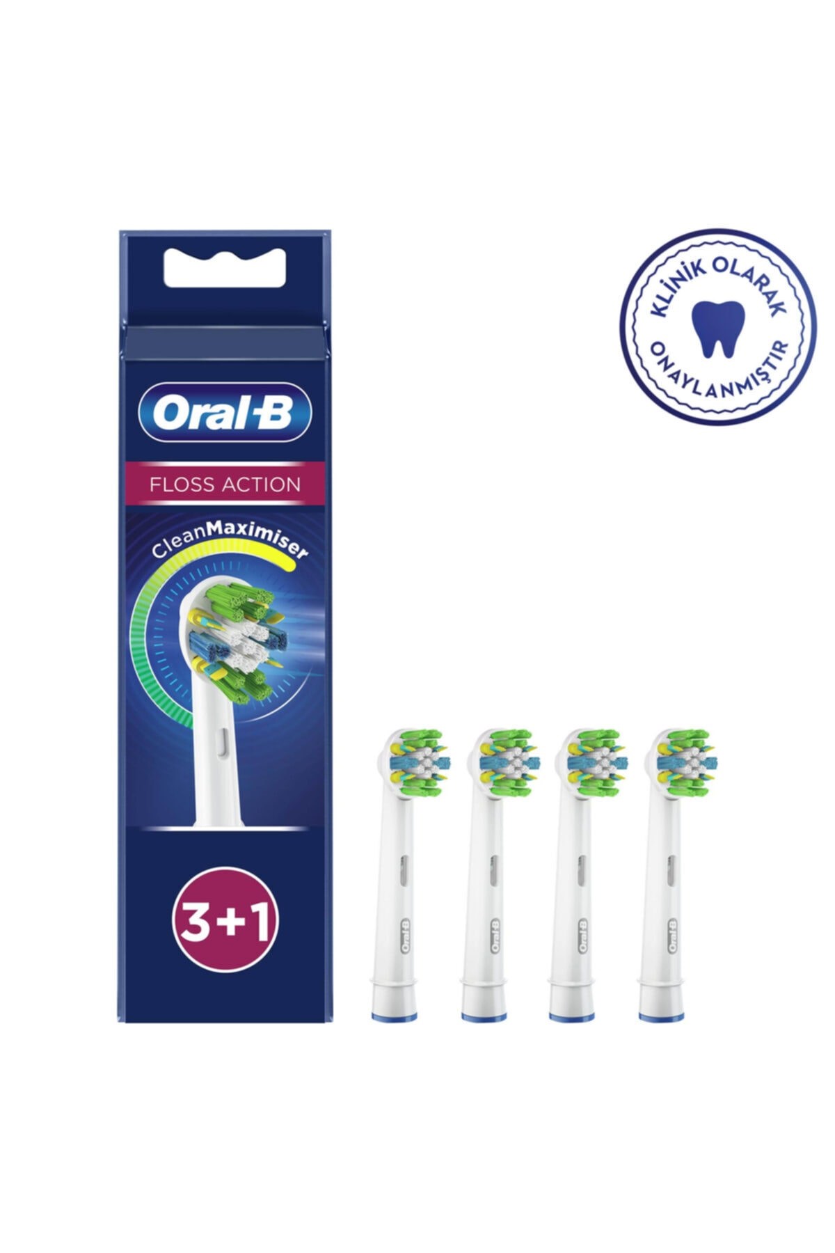 Oral B Floss Action 4'lü Şarjlı Fırça Yedek Başlığı