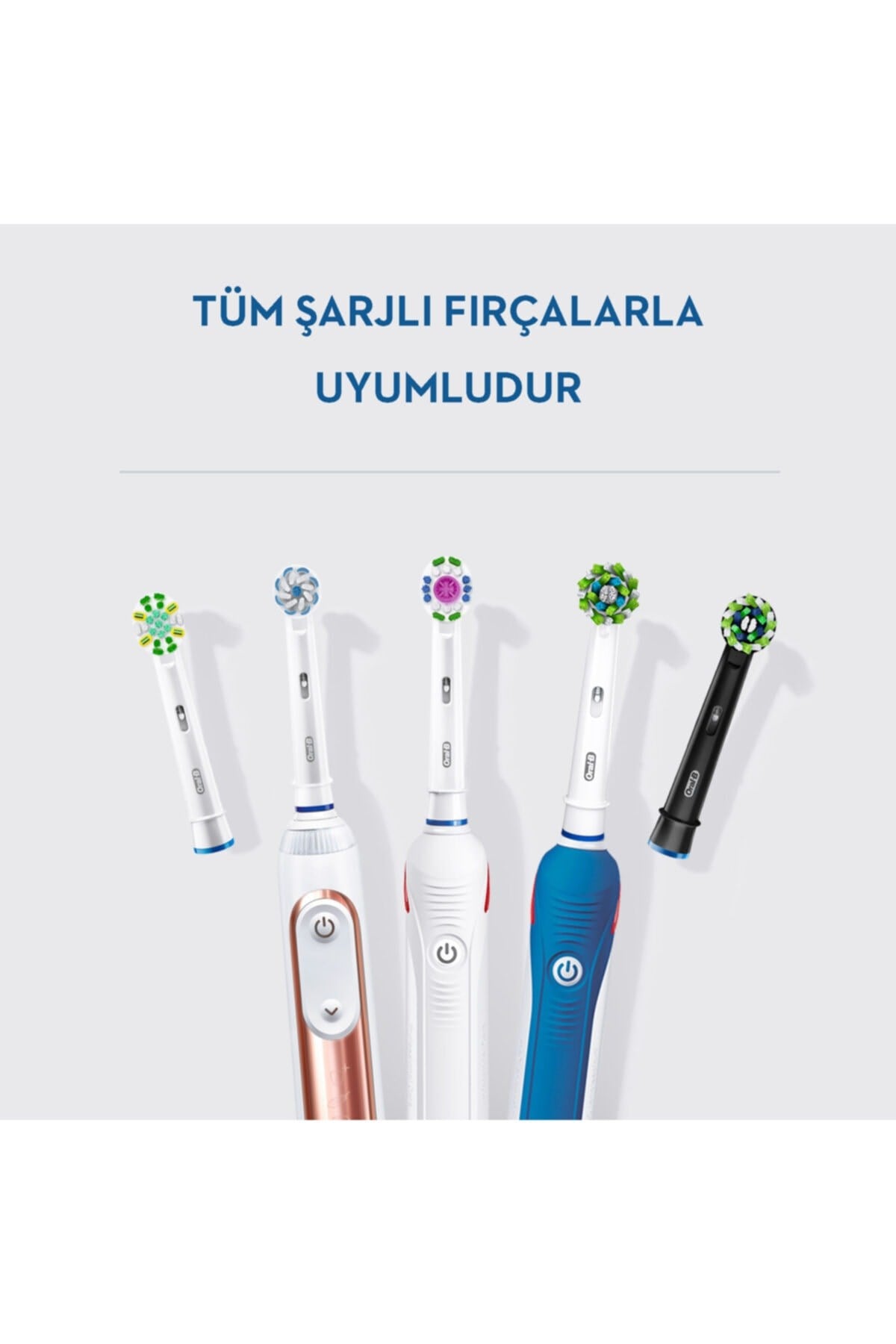 Oral B Floss Action 4'lü Şarjlı Fırça Yedek Başlığı