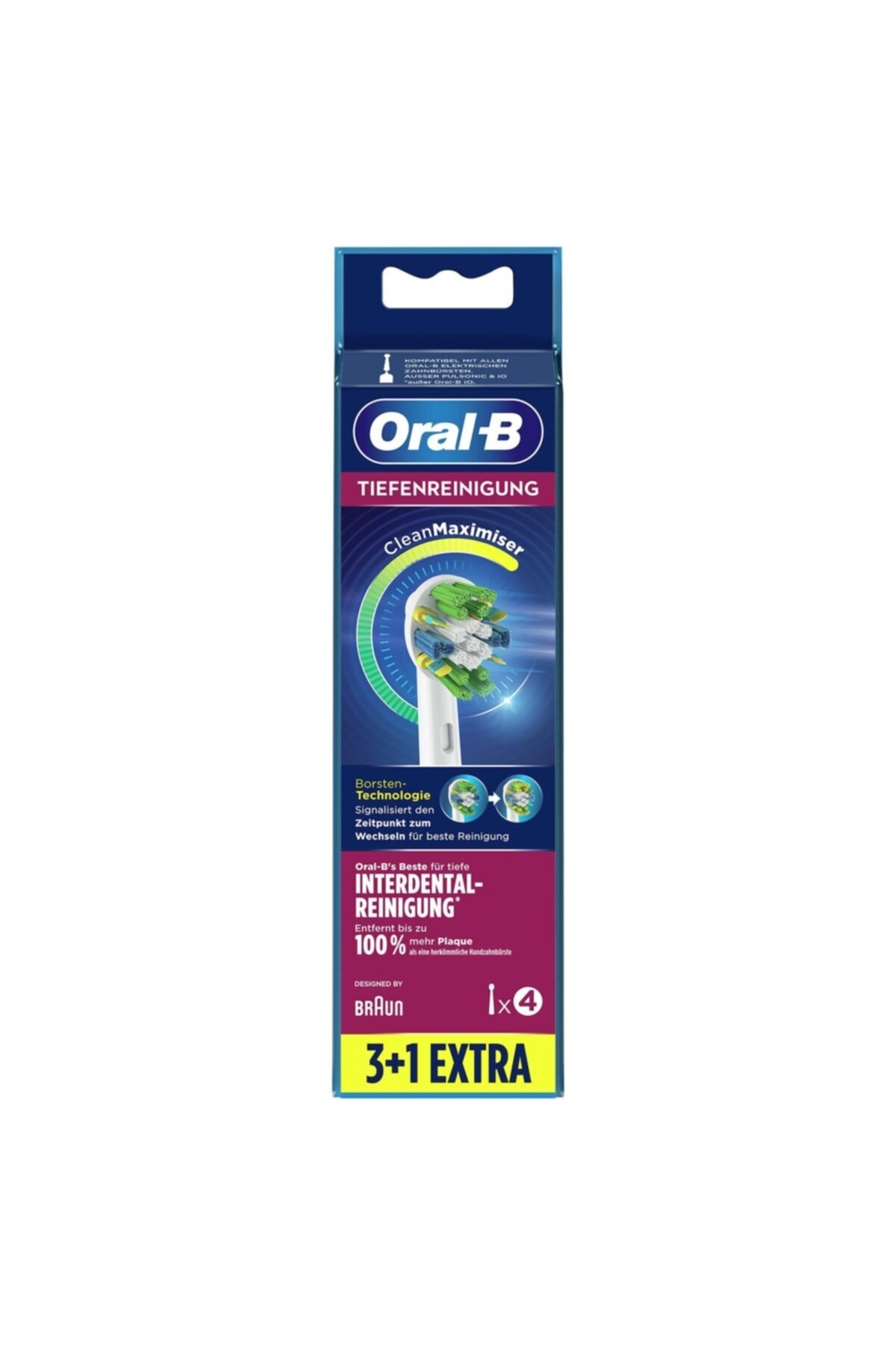 Oral B Floss Action 4'lü Şarjlı Fırça Yedek Başlığı