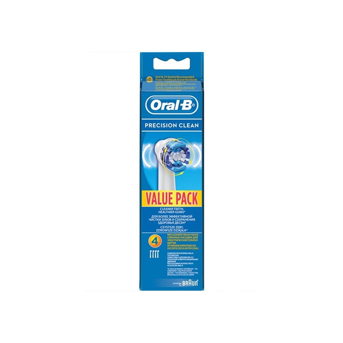 Oral-B Precision Clean 4'lü Şarjlı Fırça Yedek Başlığı