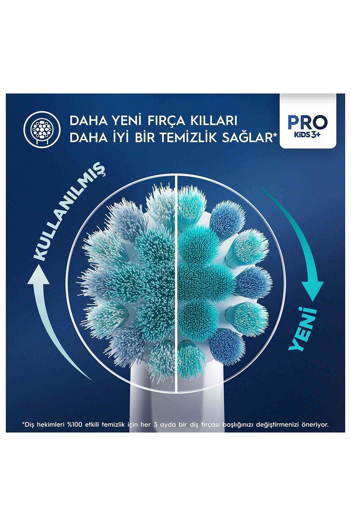 Oral-B Pro Kids Frozen Şarjlı Diş Fırçası Yedek Başlığı 2 Adet