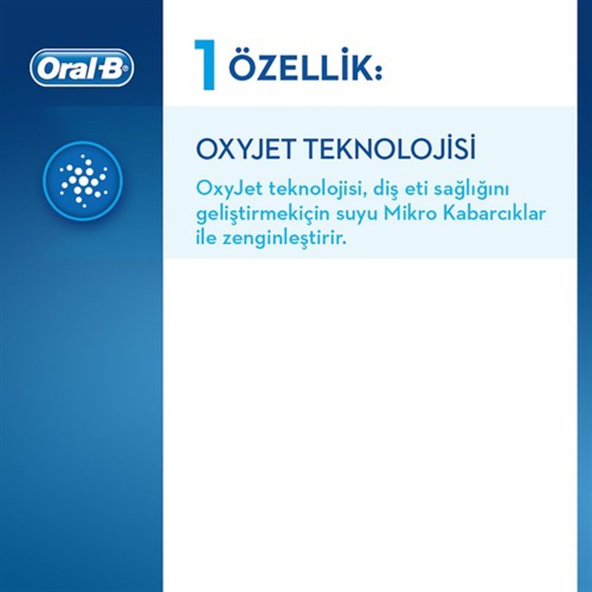 Oral-B Şarjlı Ağız Duşu Oxyjet Aquacare