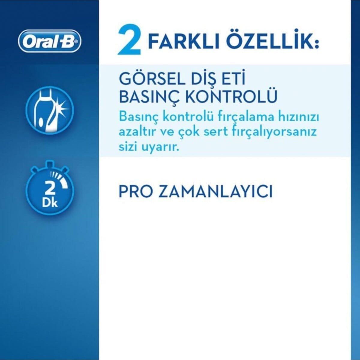 Oral-B Şarjlı Pro 2500 Flora Pink Design Edition CrossAction