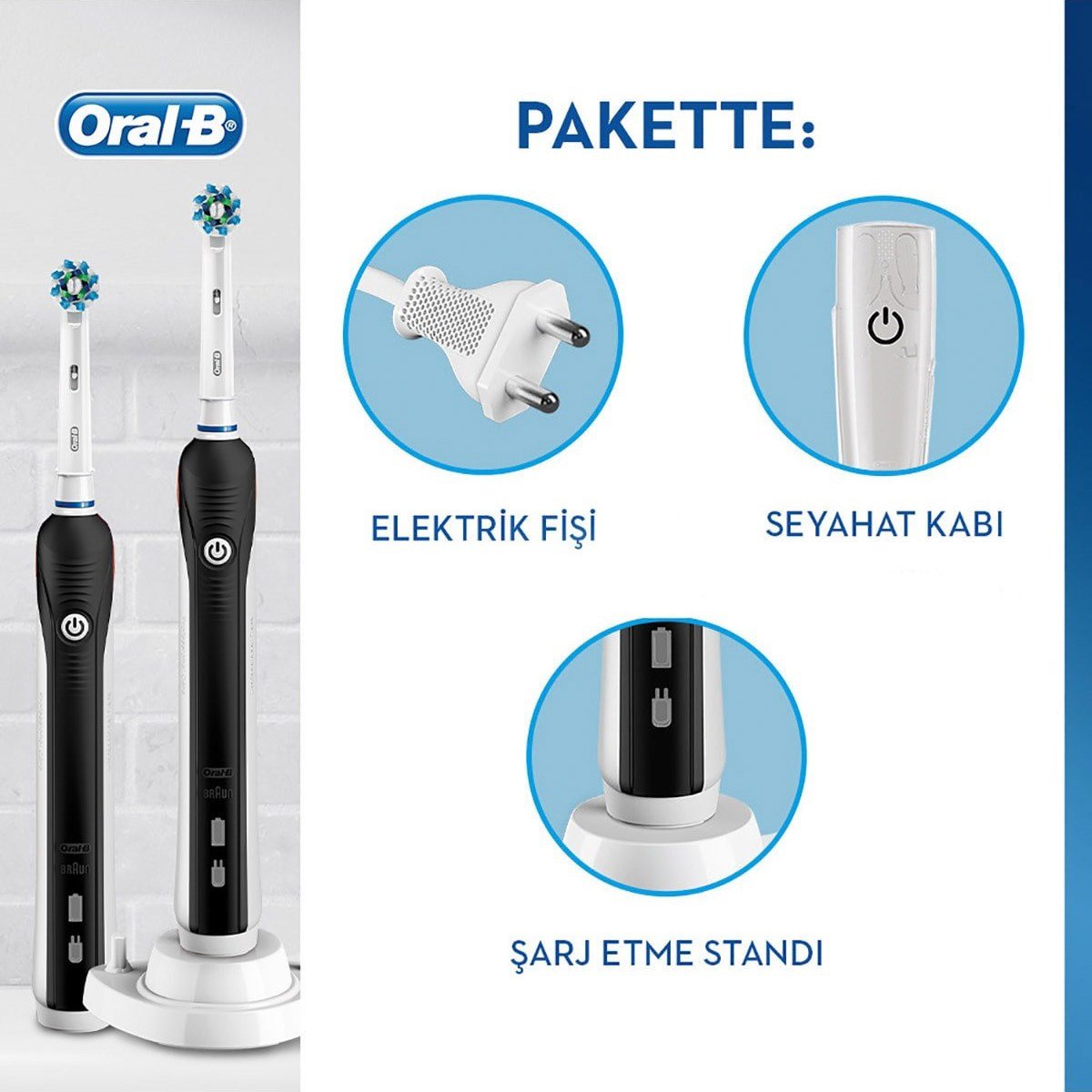 Oral-B Şarjlı Pro 790 2'li Avantaj Paket
