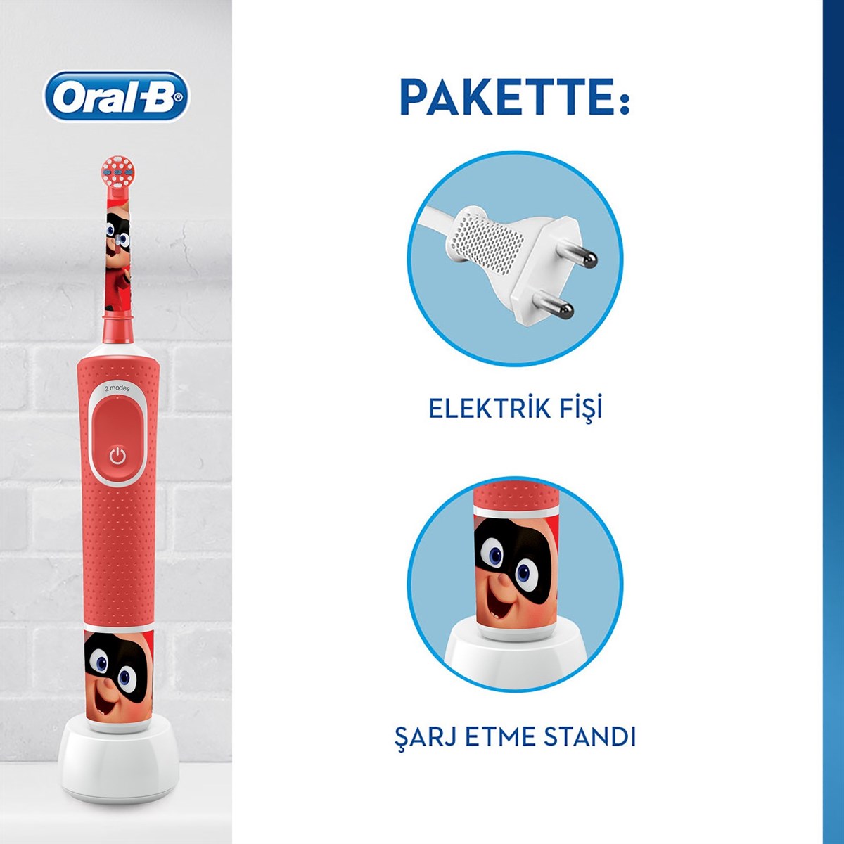 Oral-B Şarjlı Vitality D100 Cocuk Pixar