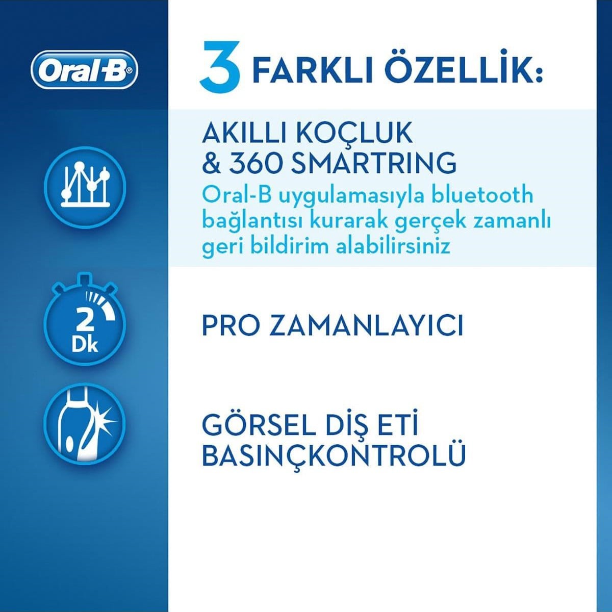 Oral-B Smart 6000 Cross Action Şarjlı Diş Fırçası