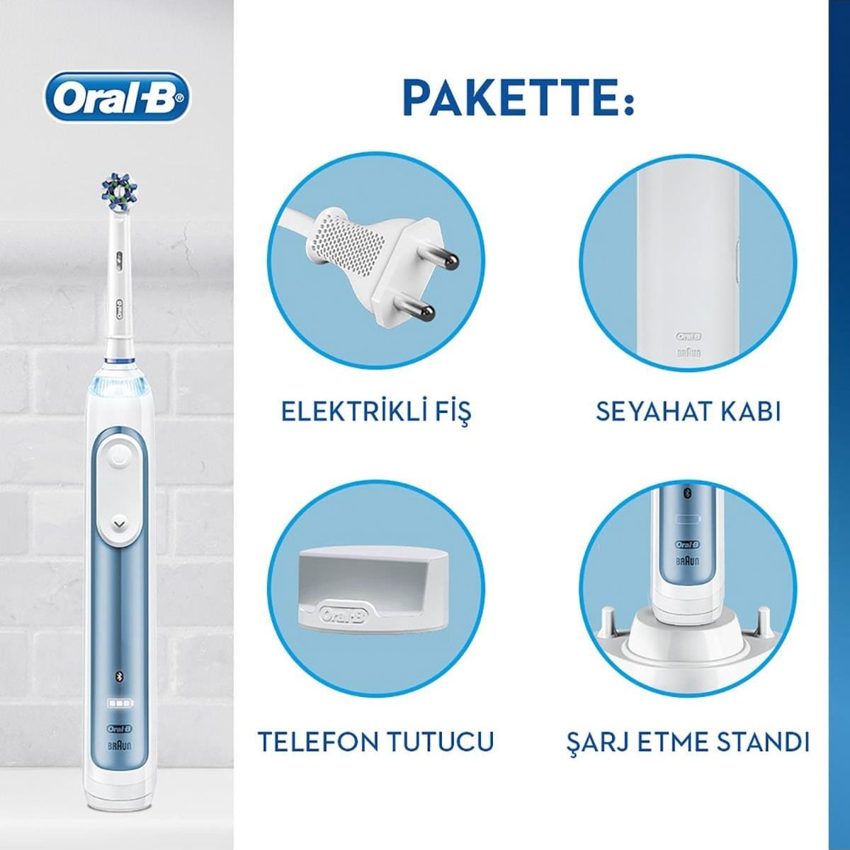 Oral-B Smart 6000 Cross Action Şarjlı Diş Fırçası