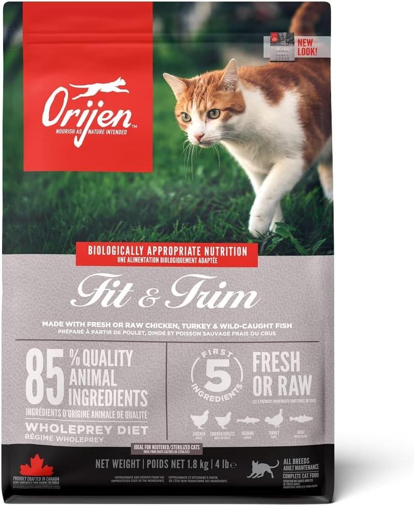 Orijen Fit Trim - Fazla Kilolu Kediler İçin Tahılsız Mama 1,8 Kg