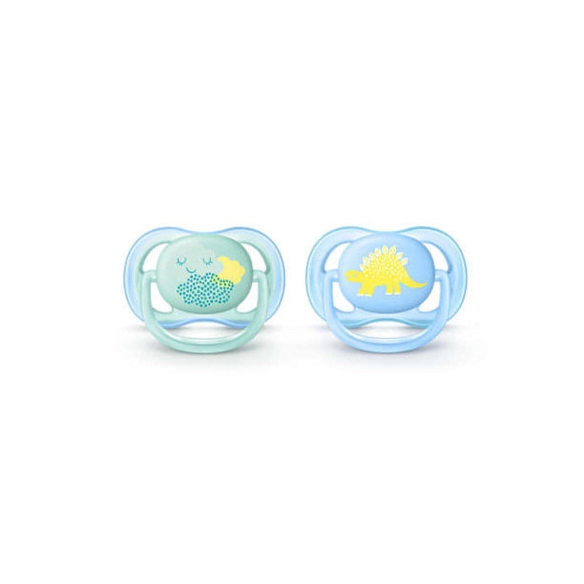 Philips Avent SCF344/20 Ultra Yumuşak Emzik Hava Delikli Desenli 0-6 Ay 2'li Erkek