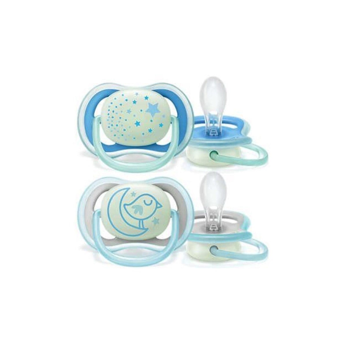 Philips Avent SCF376/21 Ultra Air Karanlıkta Parlar Emzik 6-18 Ay Erkek