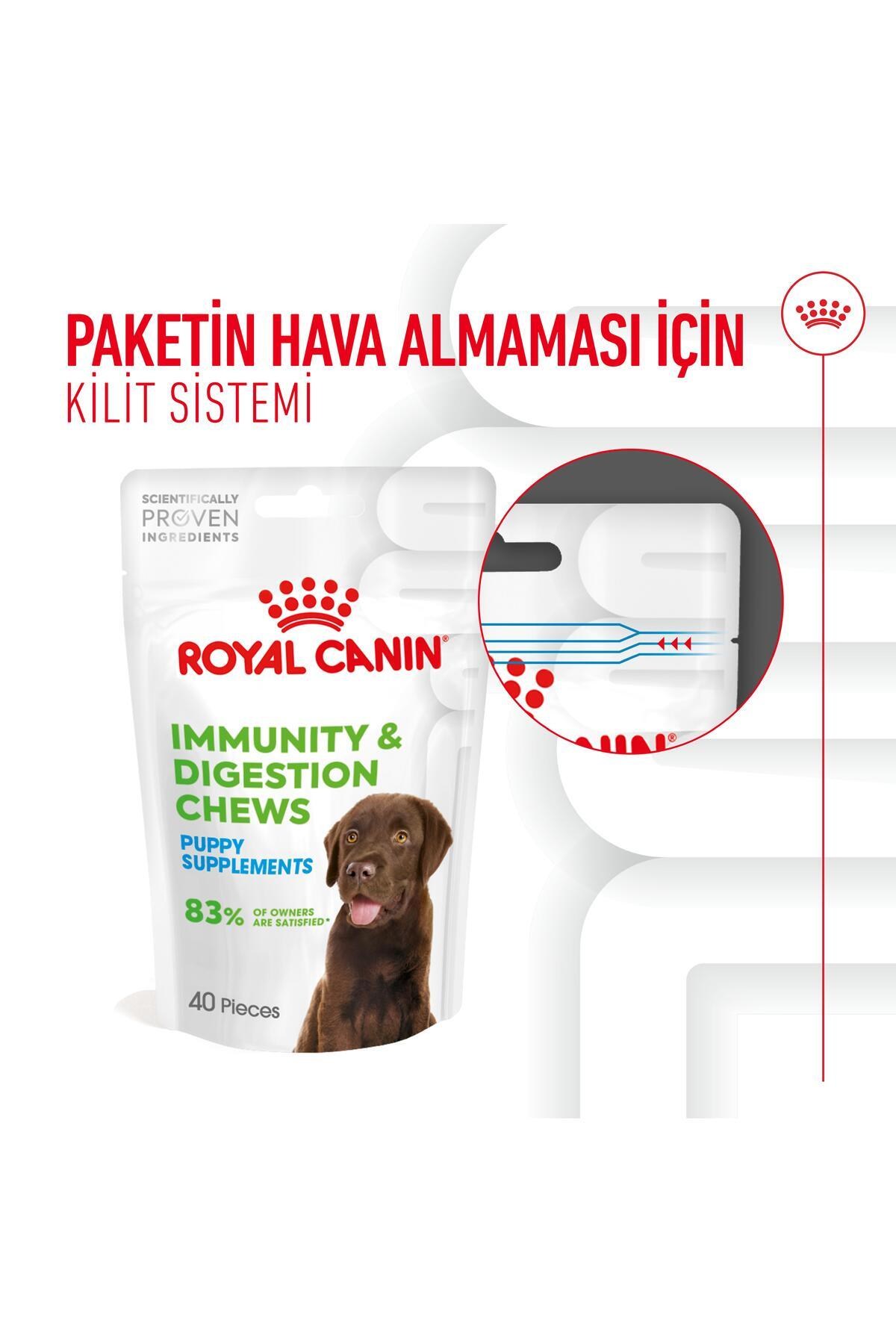 Royal Canin Immunity&Digestion Chews Bağışıklık ve Sindirim Sistemini Destekleyen Tamamlayıcı Ödül Maması 100 g
