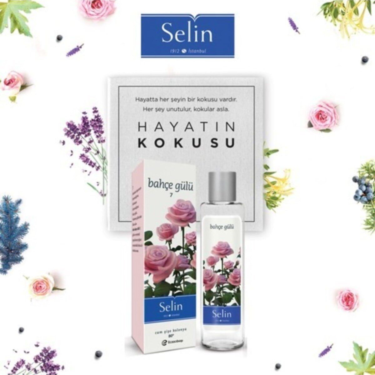 Selin Kolonya Bahçe Gülü 180 ml