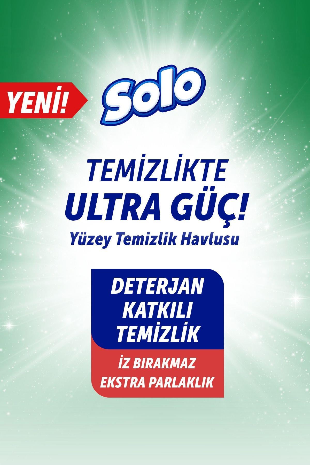 Solo Ultra Güç Sedir & Yasemin Yüzey Temizleme Mendili 100 Yaprak