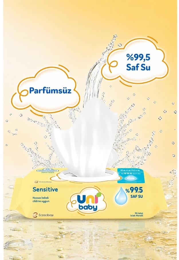Uni Baby Sensitive Islak Mendil 3*50