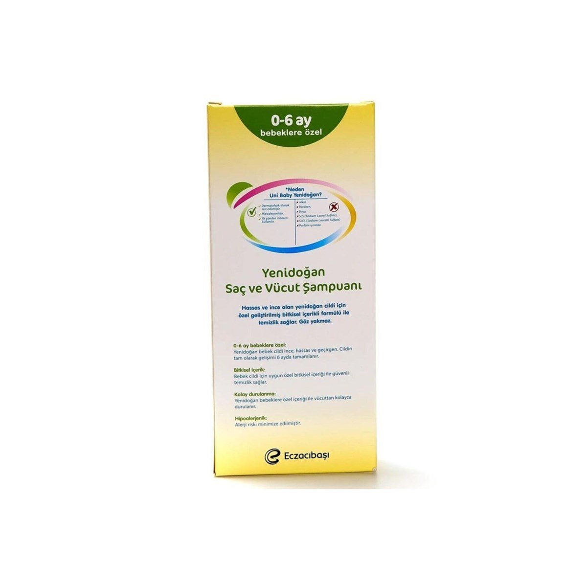 Uni Baby Yenidoğan Şampuan 200 ml