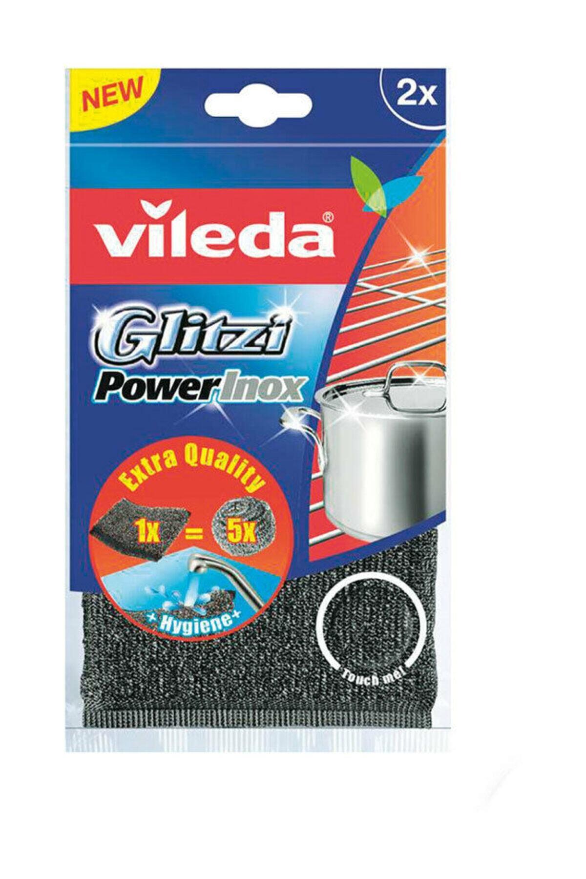 Vileda Bulaşık Süngeri Glitzi Power Inox 2'li