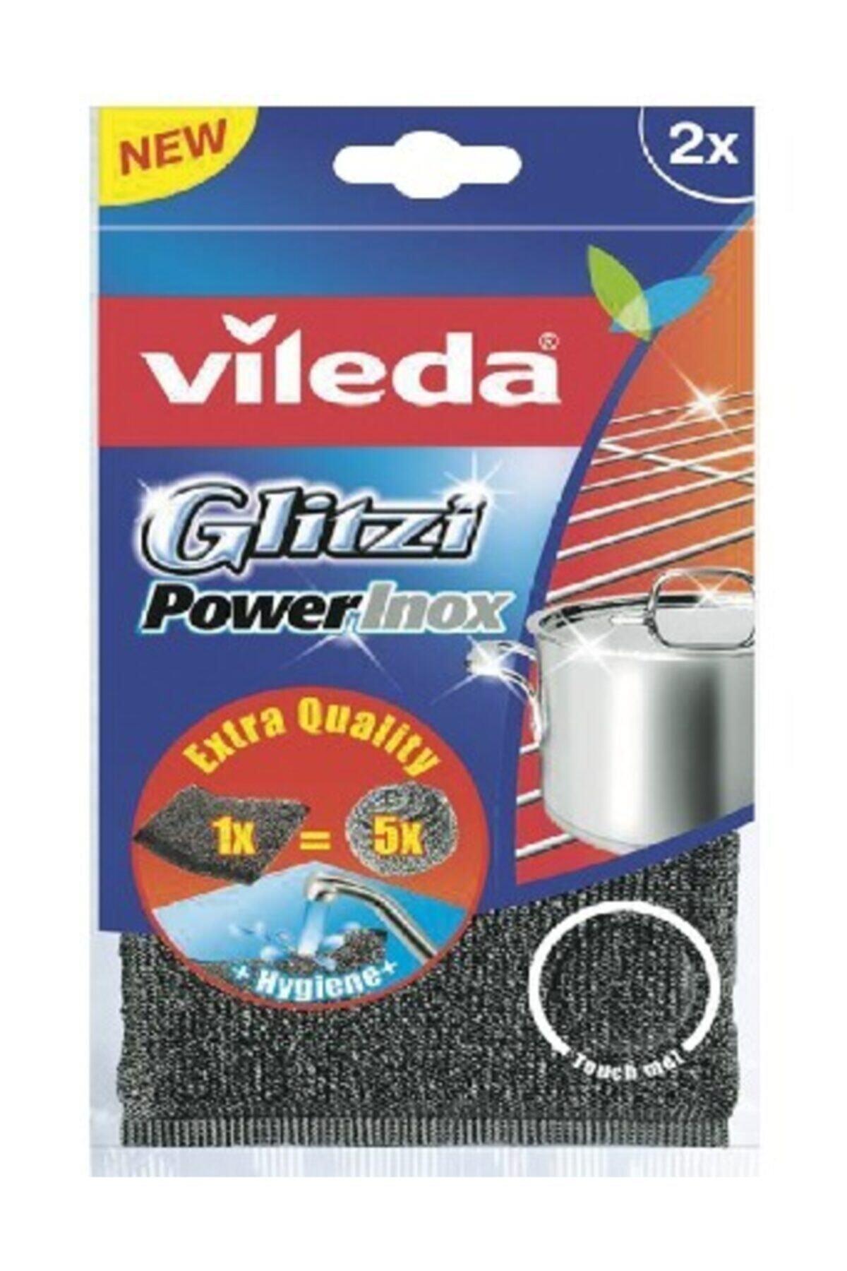 Vileda Bulaşık Süngeri Glitzi Power Inox 2'li