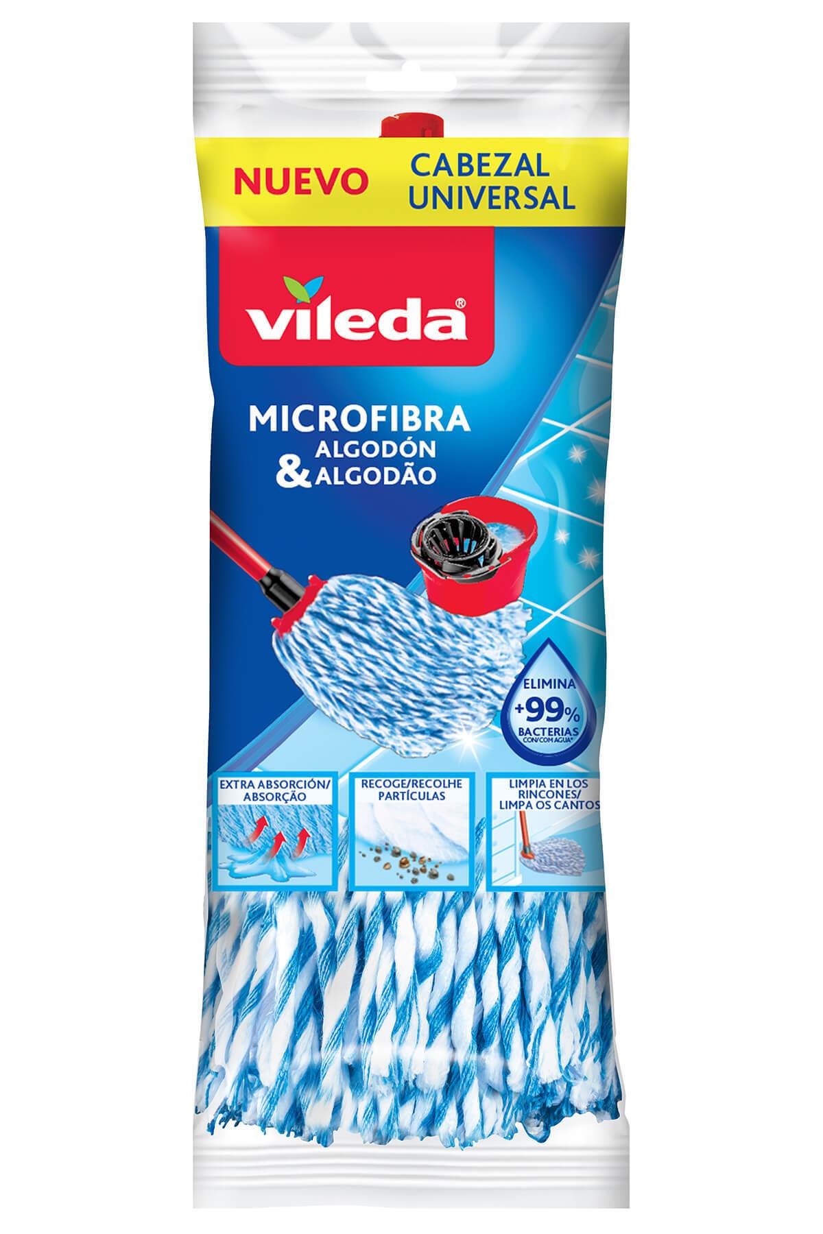 Vileda Supermocio Mikrofiber Pamuk Dokulu Paspas