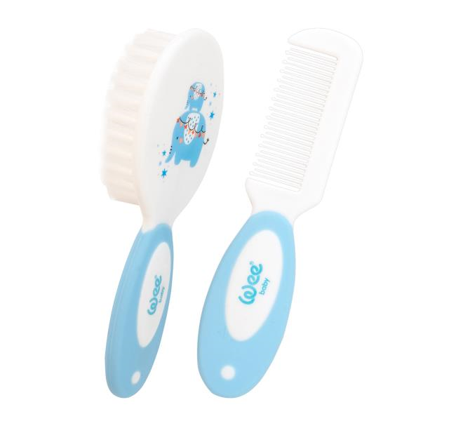 Wee Baby Fırça Tarak Seti Mavi