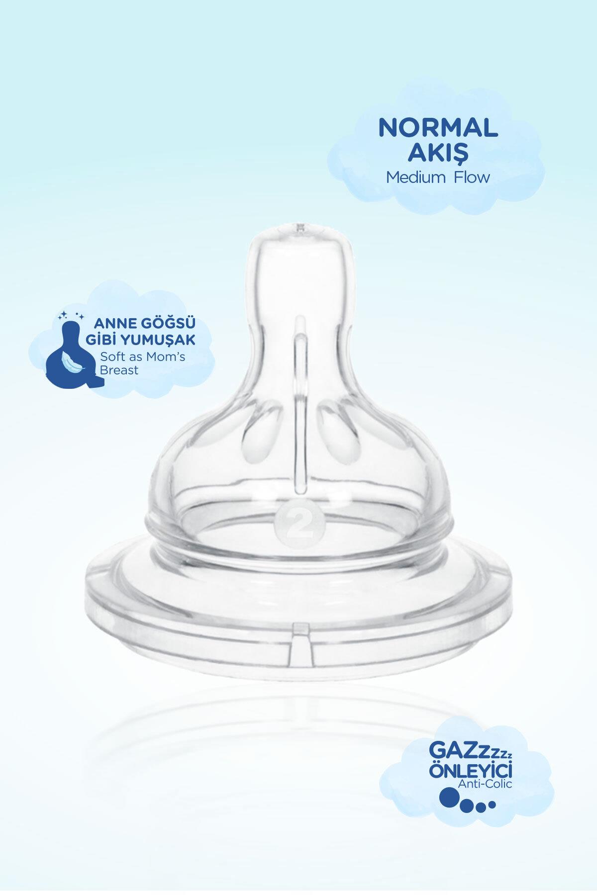 Wee Baby Geniş Ağızlı Biberon Emziği Normal Akış No:2 6-18 ay