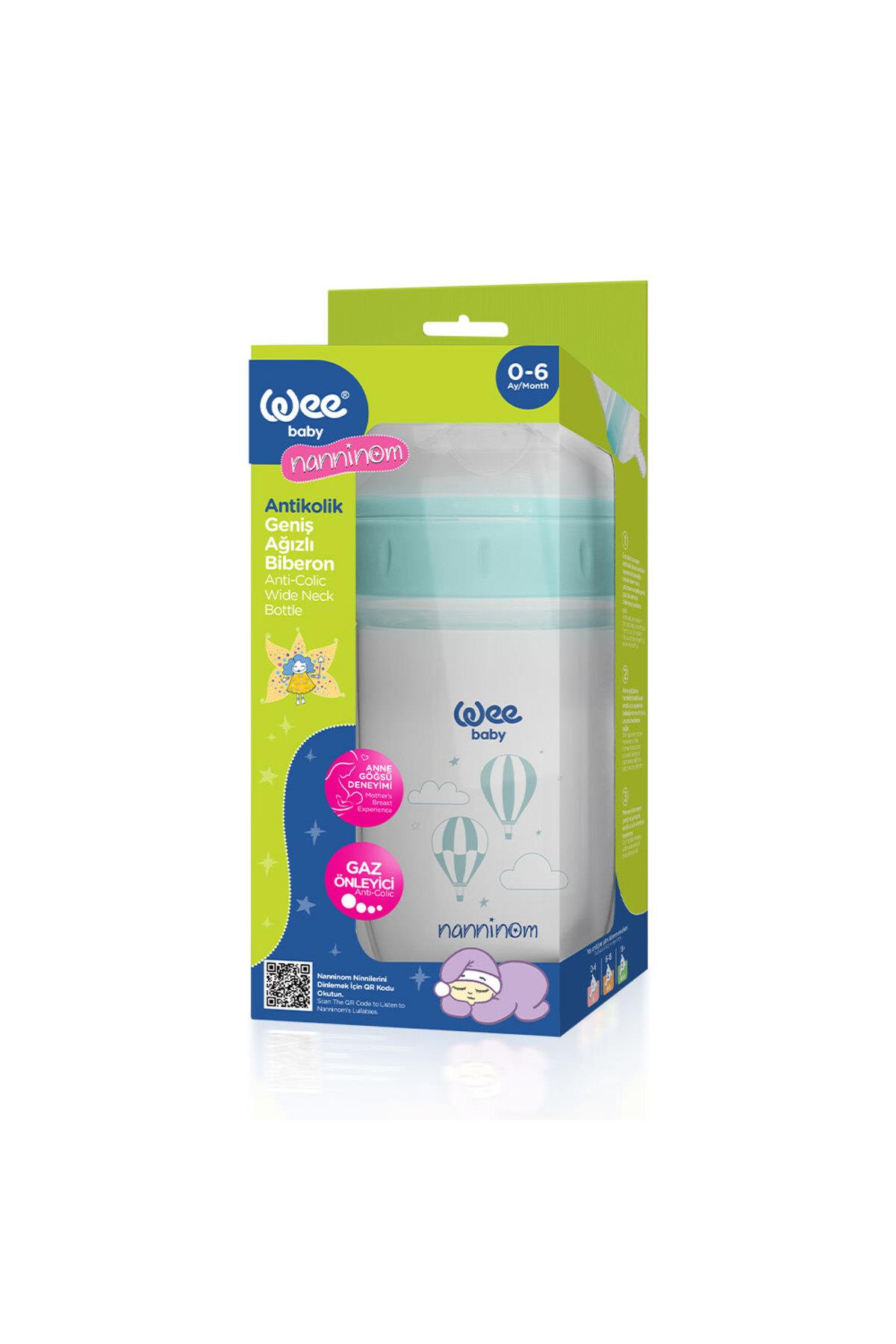 Wee Baby Nanninom Antikolik Geniş Ağızlı Biberon 250 ml