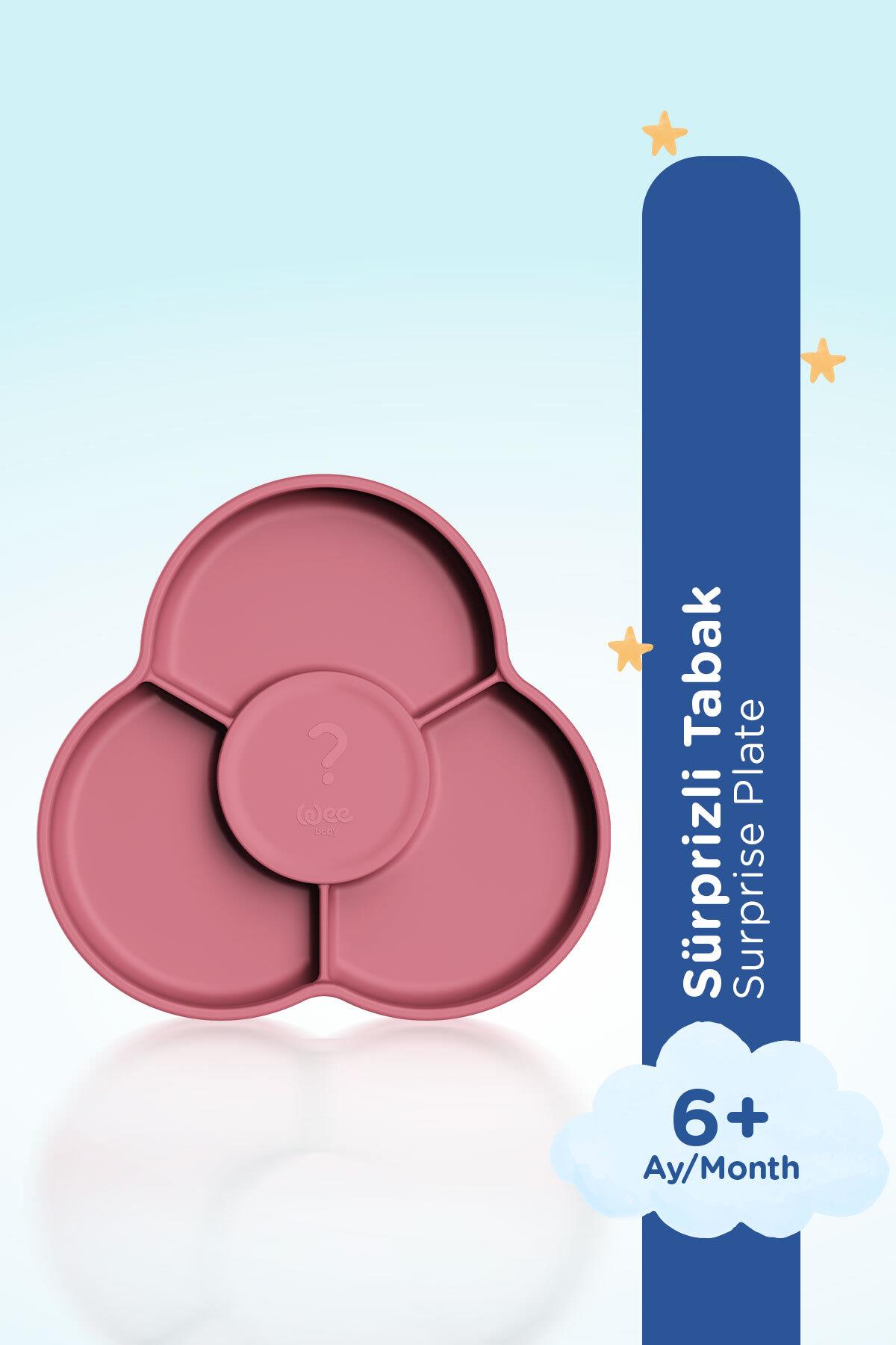 Wee Baby Nanninom Silikon Sürprizli Tabak Pembe