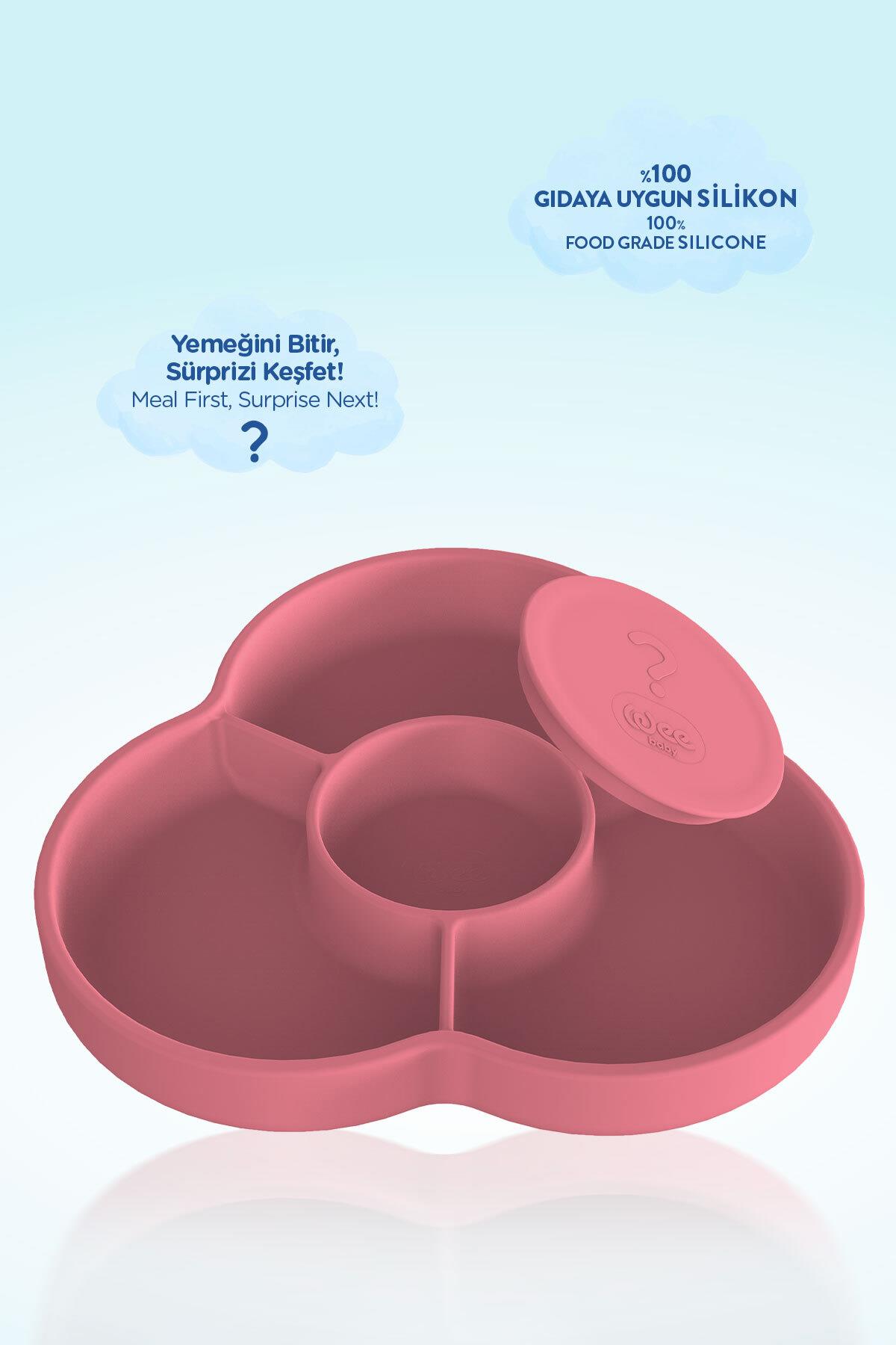 Wee Baby Nanninom Silikon Sürprizli Tabak Pembe