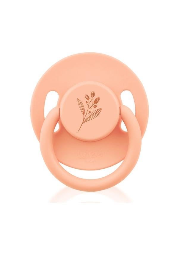 Wee Baby Pure Yuvarlak Uçlu Kauçuk Emzik No:2 6-18 ay Somon