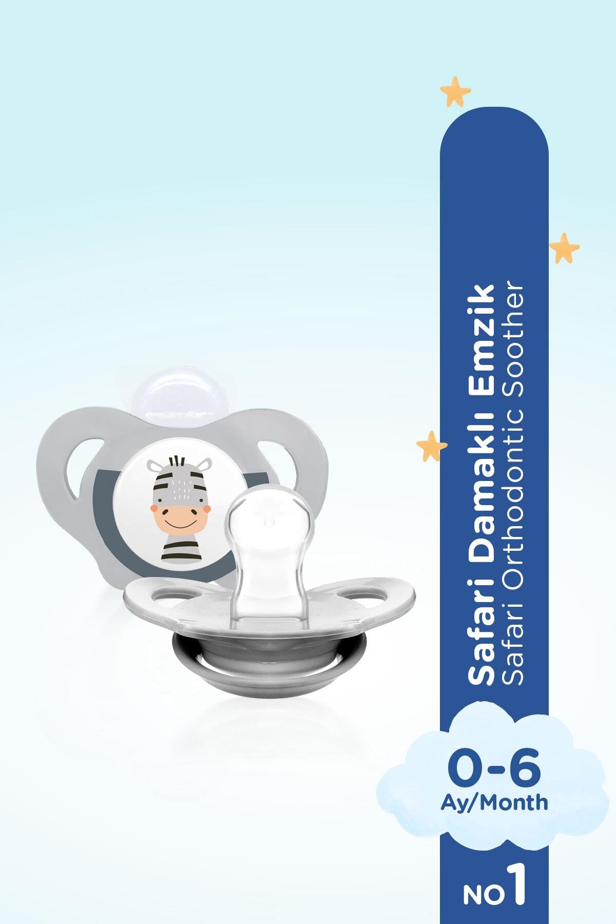 Wee Baby Safari Emzik No:1 0-6 Ay Gri