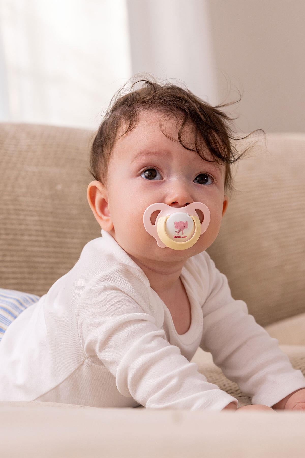 Wee Baby Safari Emzik No:1 0-6 Ay Pembe