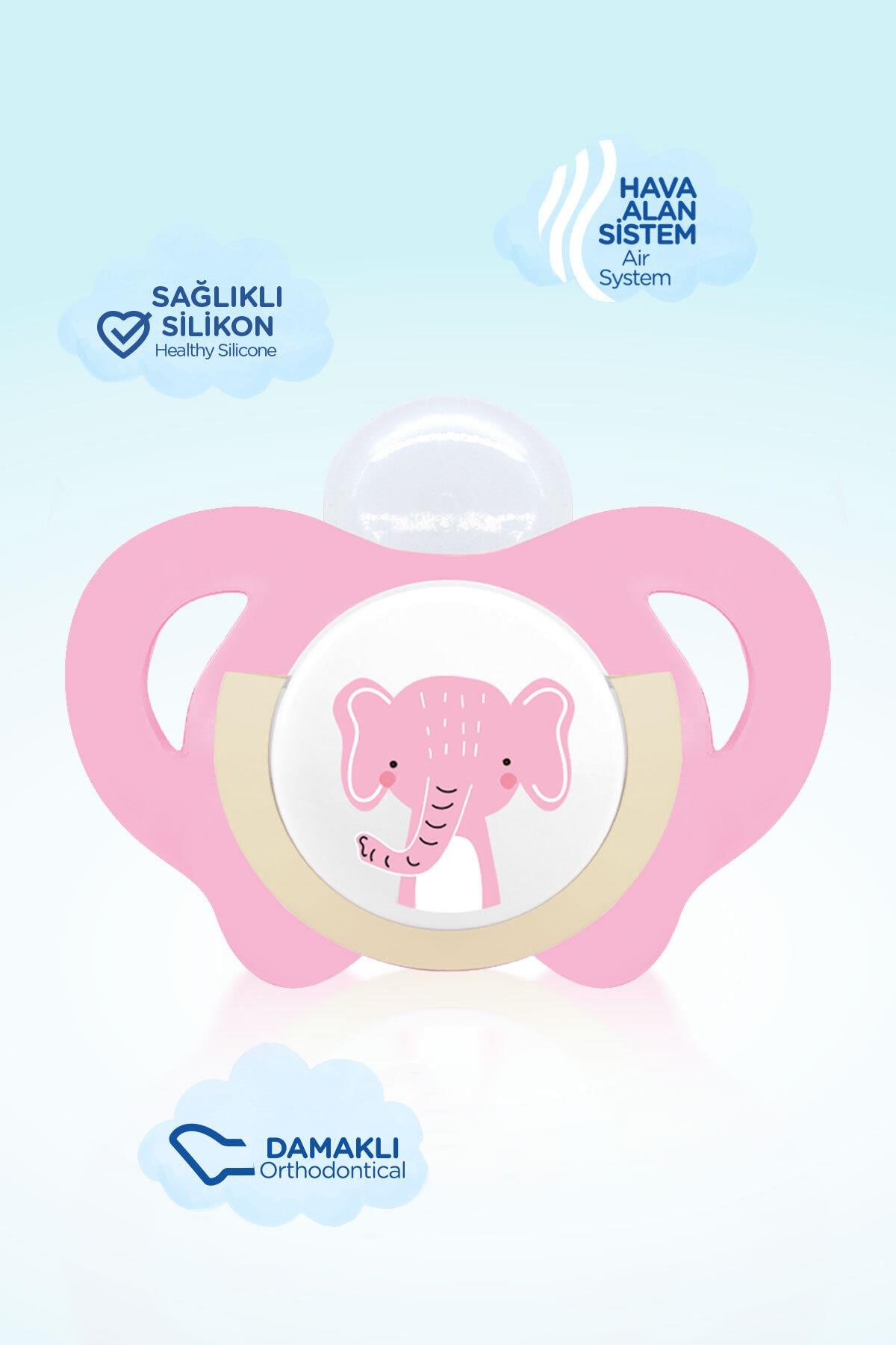 Wee Baby Safari Emzik No:1 0-6 Ay Pembe