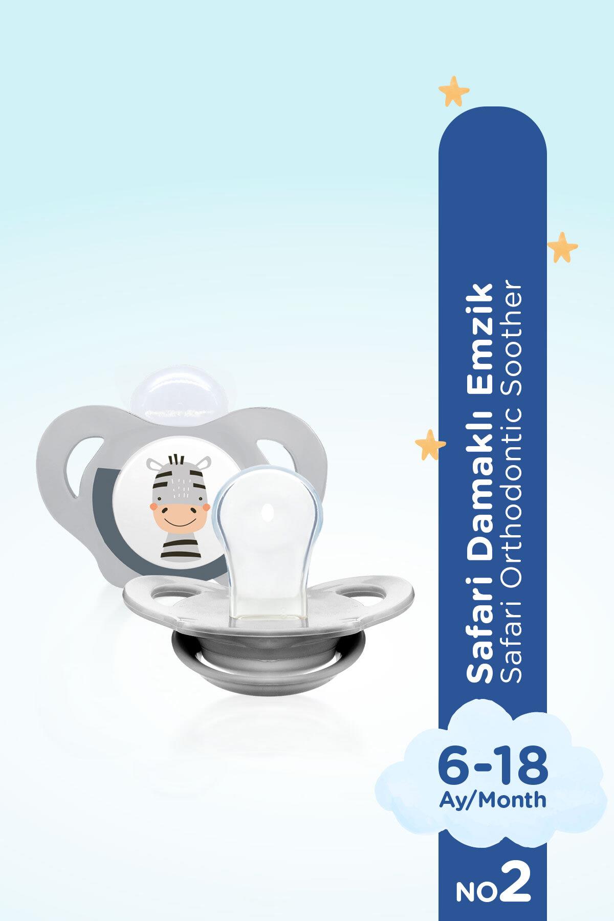 Wee Baby Safari Emzik No:2  6-18 Ay Gri 